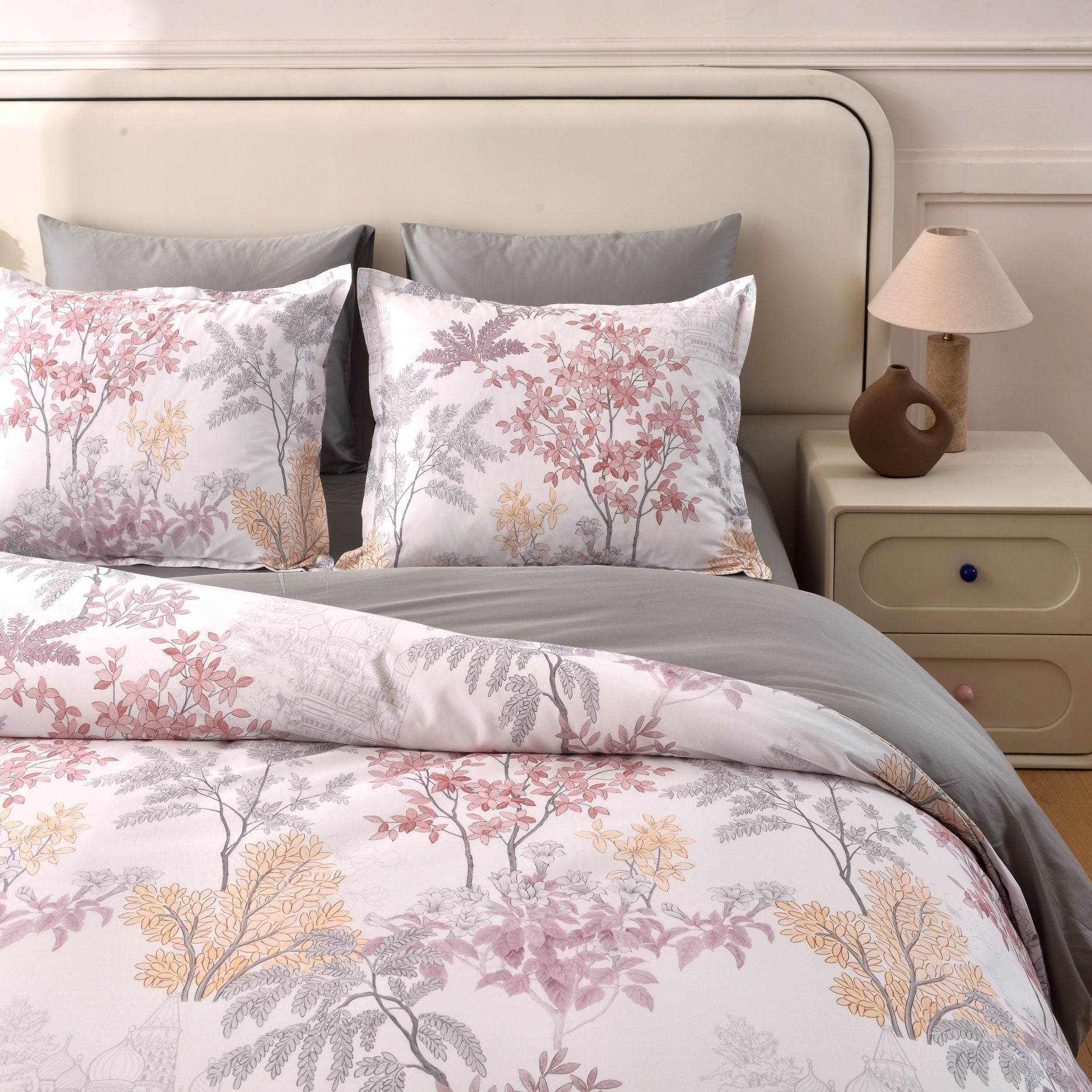 Willow lilac print detail