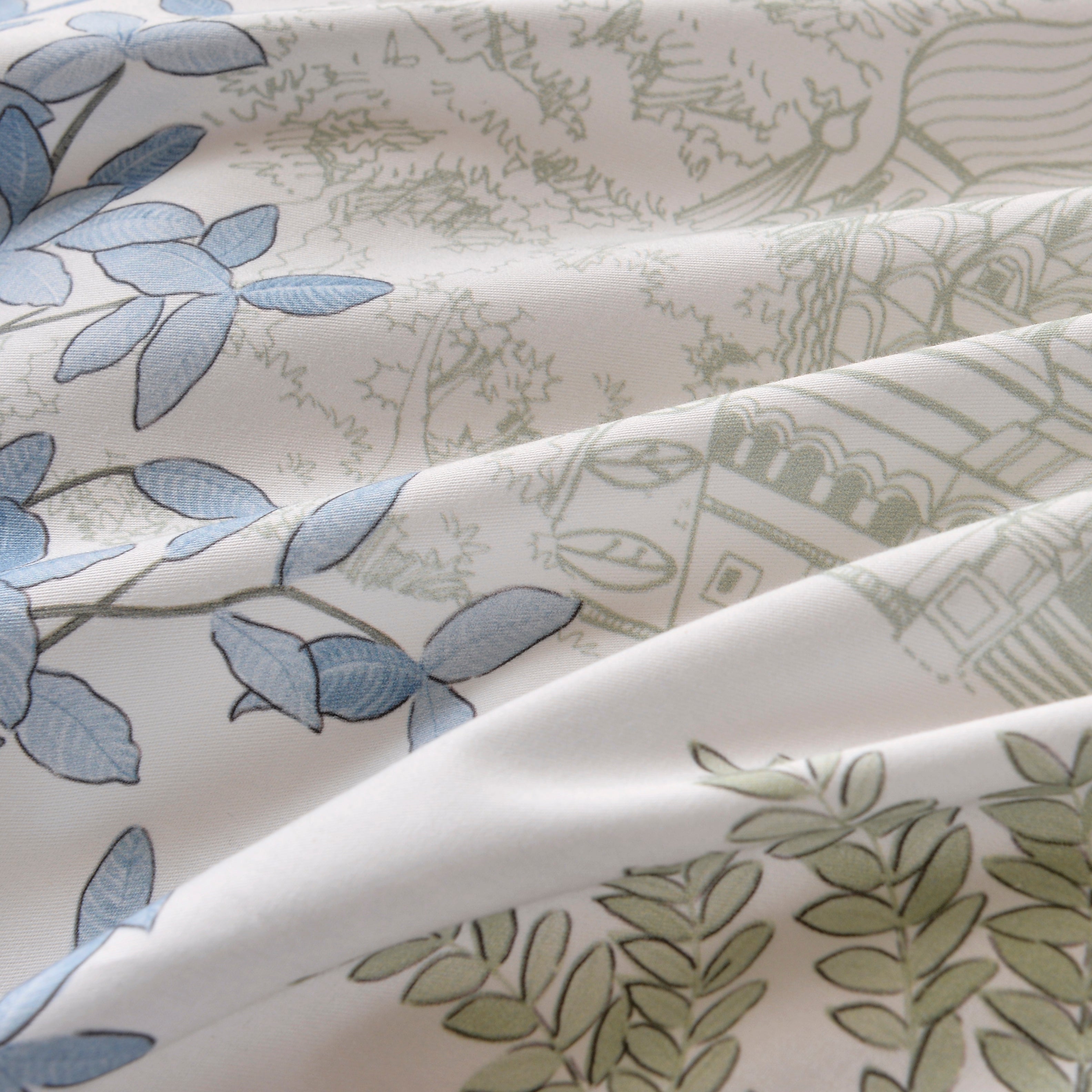 Aura Home Willow Duvet Set- Sage