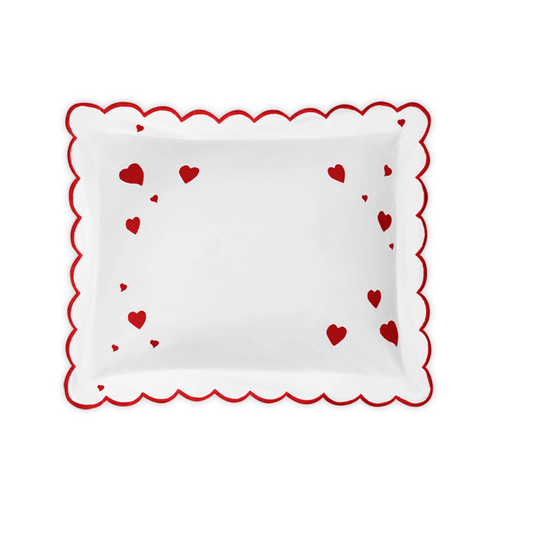 Matouk Hearts Mini Pillow Boudoir