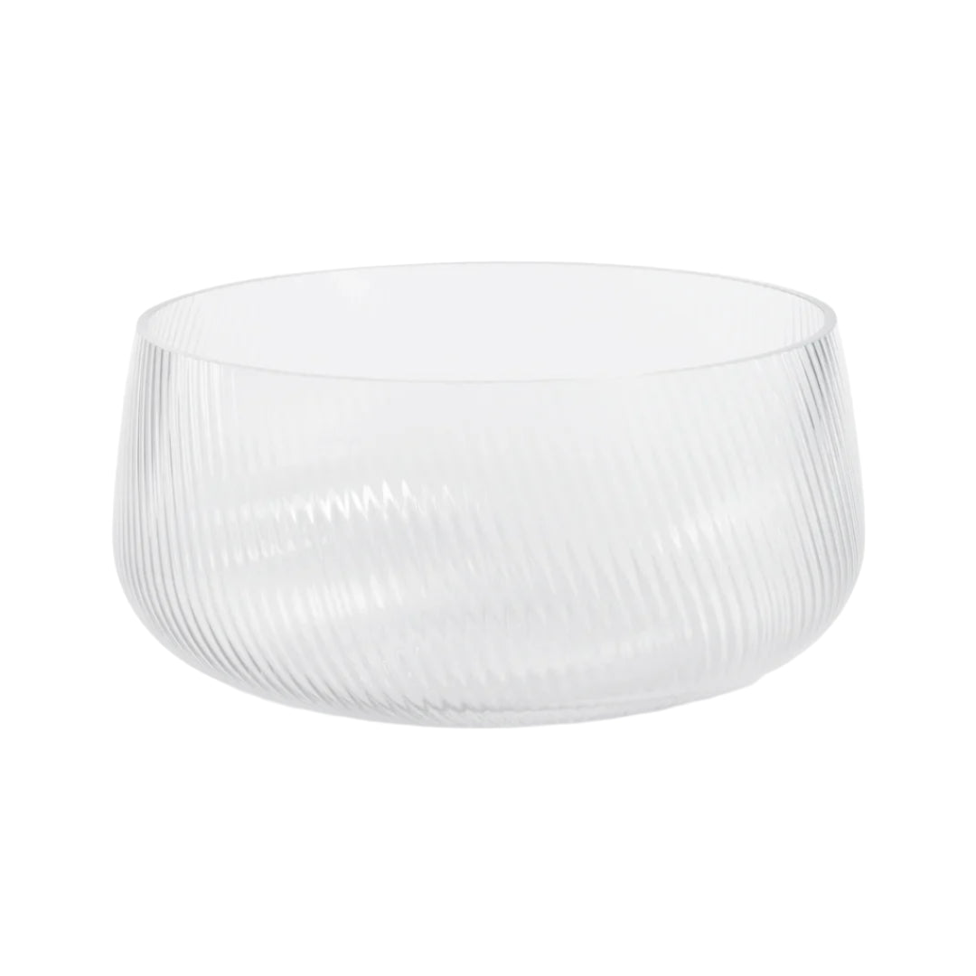 Zodax Connaught Rippled Glass Bowl - Large