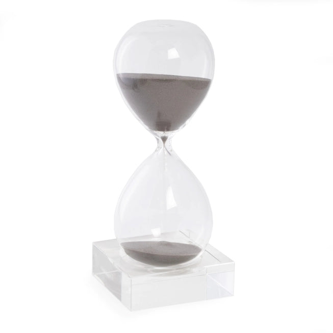 30-Minute Crystal Sand Timer with Base