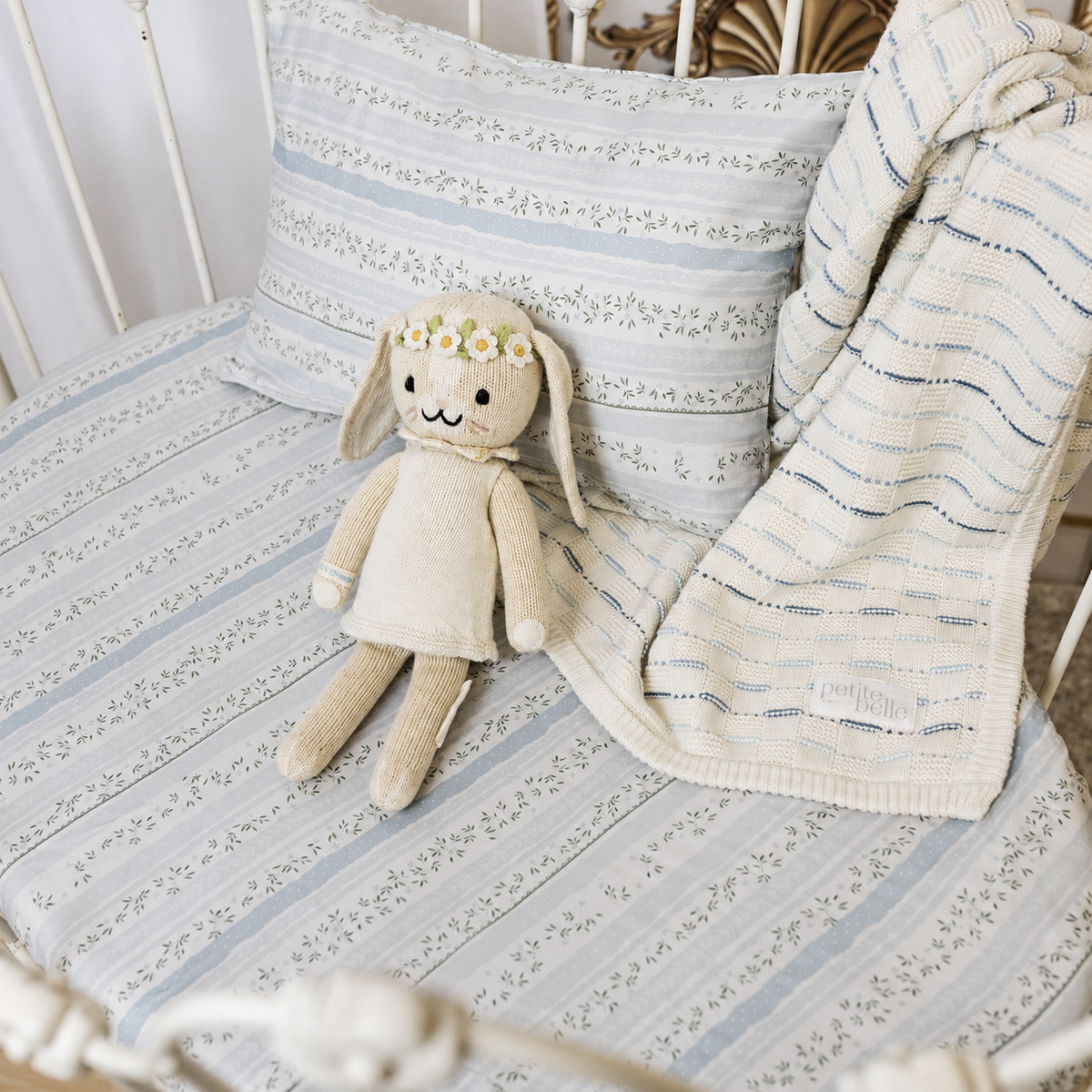 Petite Belle Enchanted Sheet Set - Dusty Blue