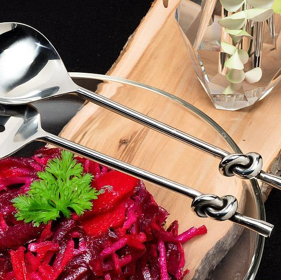 Knot Handle Salad Servers