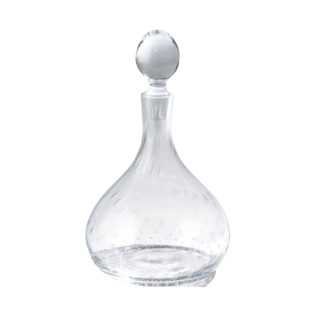 Hamish Clear Seeded Decanter