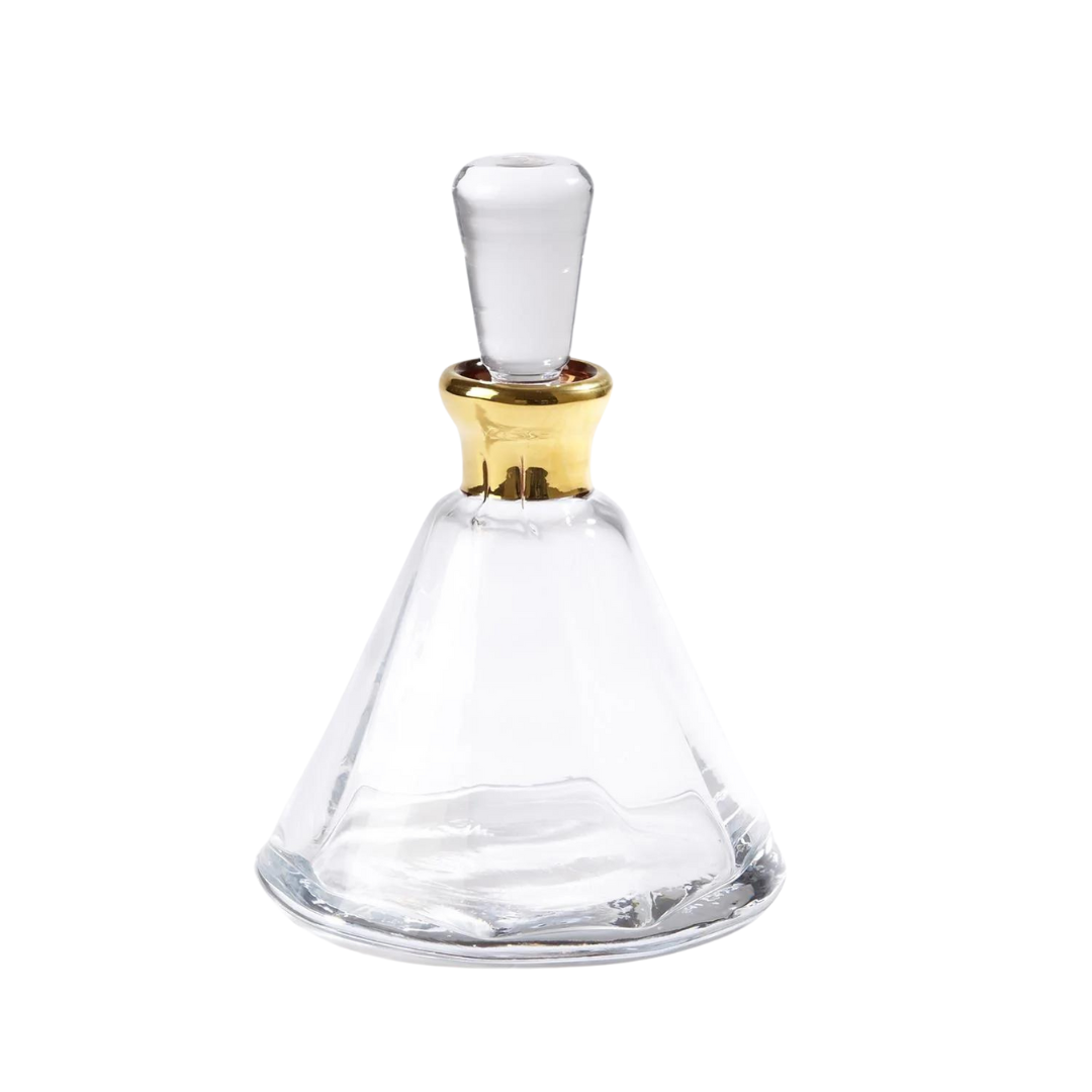 Decanter with Gold Neck
