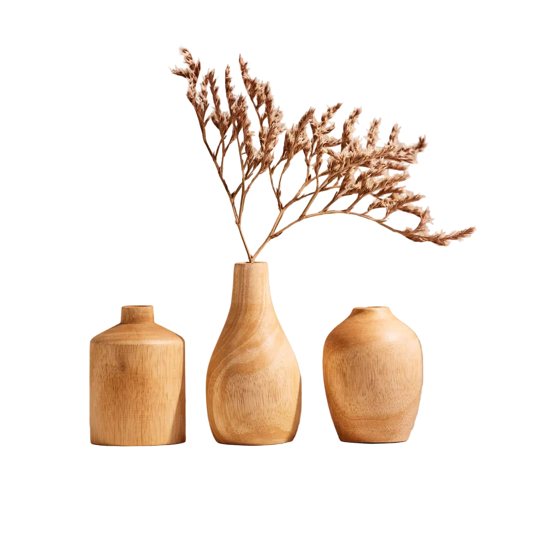 Be Home Kiln Mango Mini Vases, Set of 3