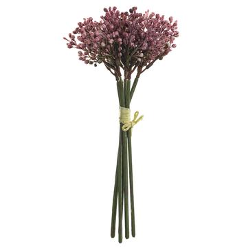 9" Sedum Bundle Mauve/Grey