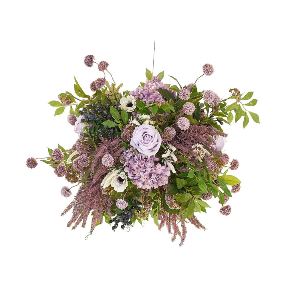 Flaura Lavender Drift Floral Hanging Chandelier