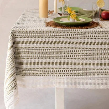 Adorn Your Table Chameleon Lace Unlined Tablecloth