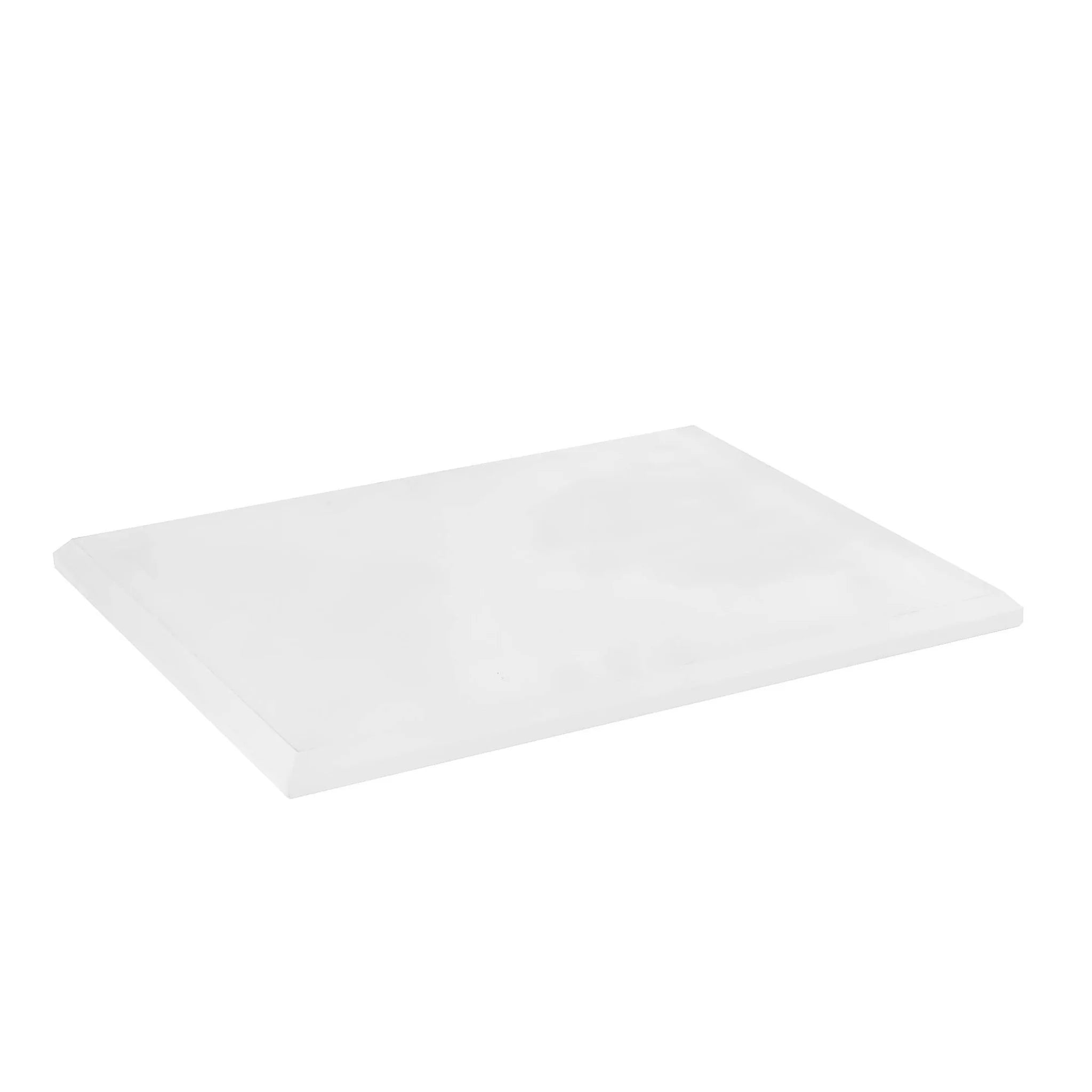 Frosted Modern Solid Crystal Tray 14x10