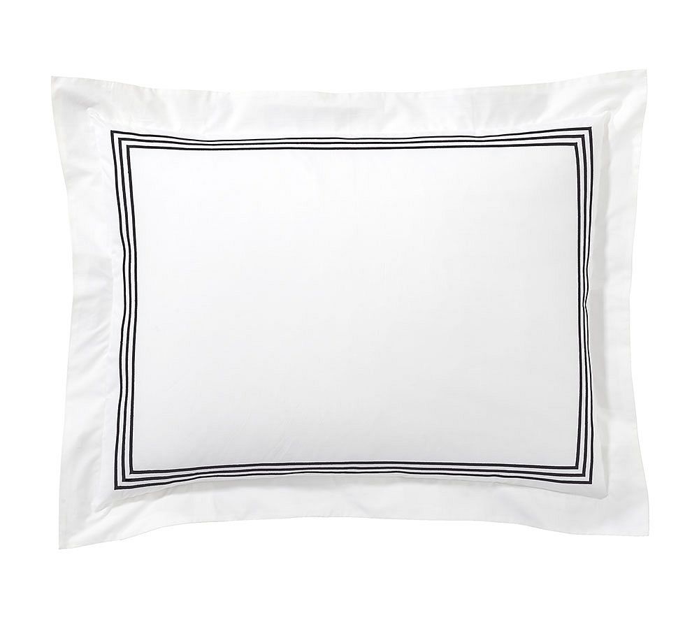 Aura & Belle Standard Embroidered Hotel Sham