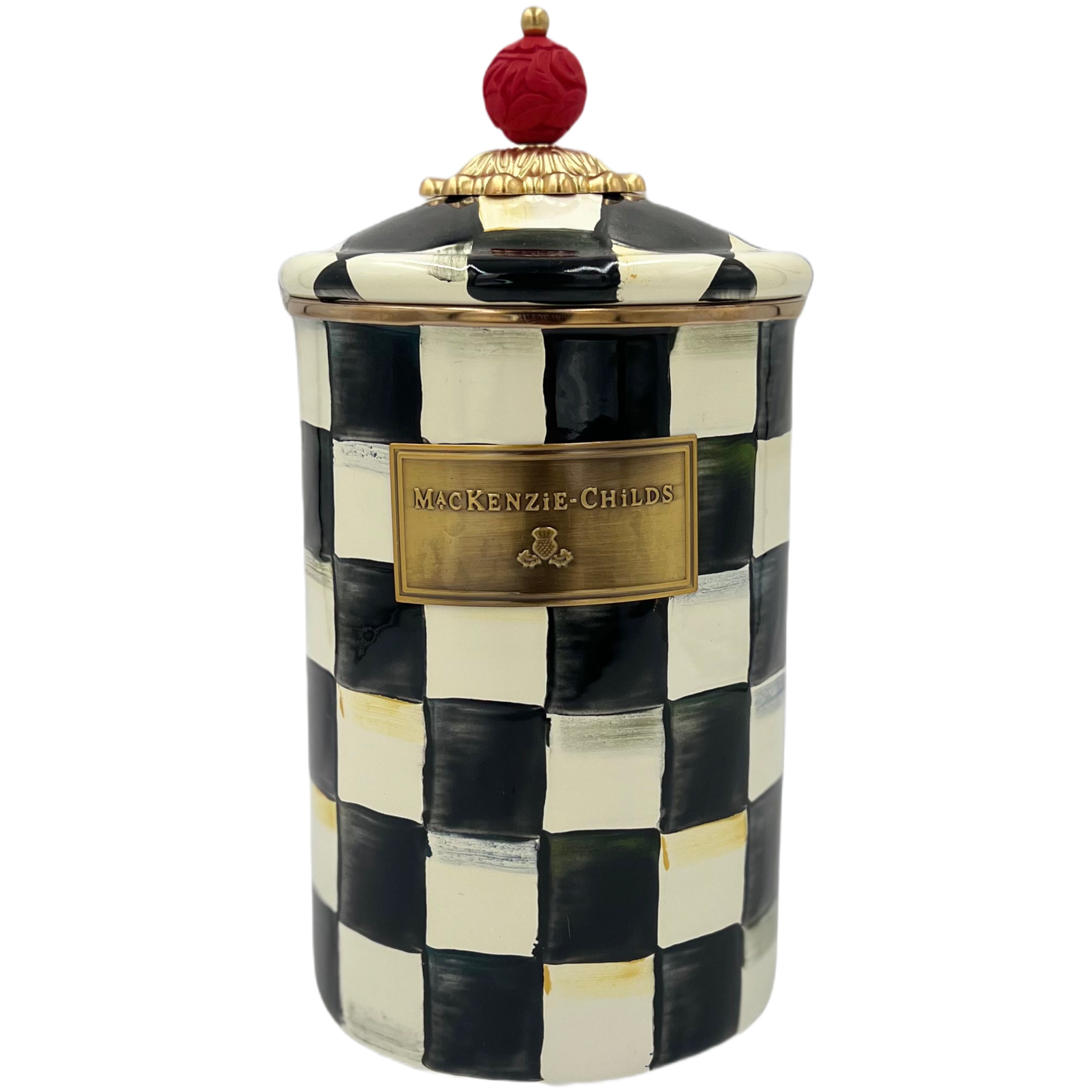 MacKenzie-Childs Courtly Canister