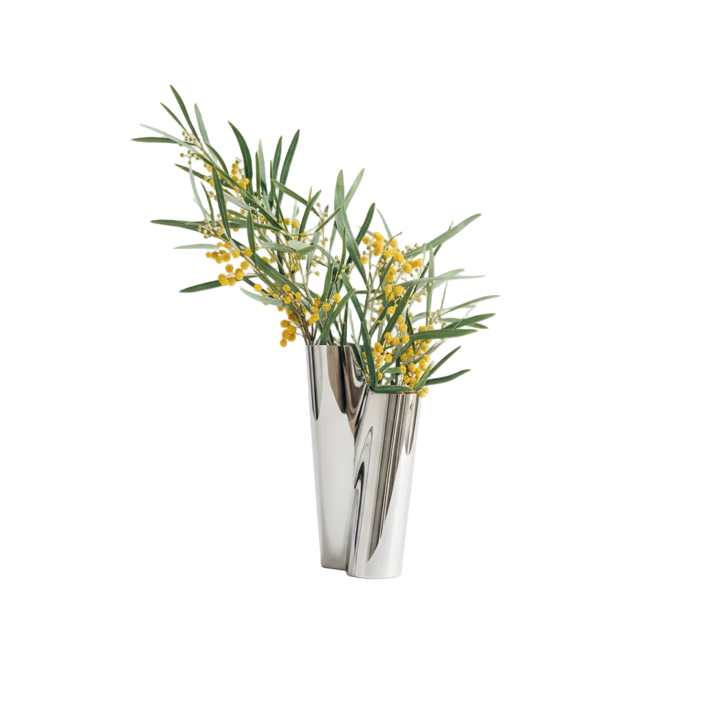 Georg Jensen Lituus Stainless Steel Vase