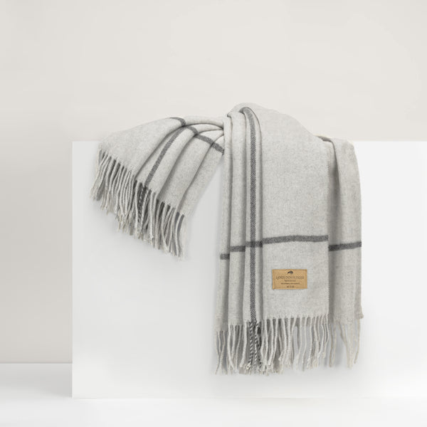 Two-Tone Lambswool Throw