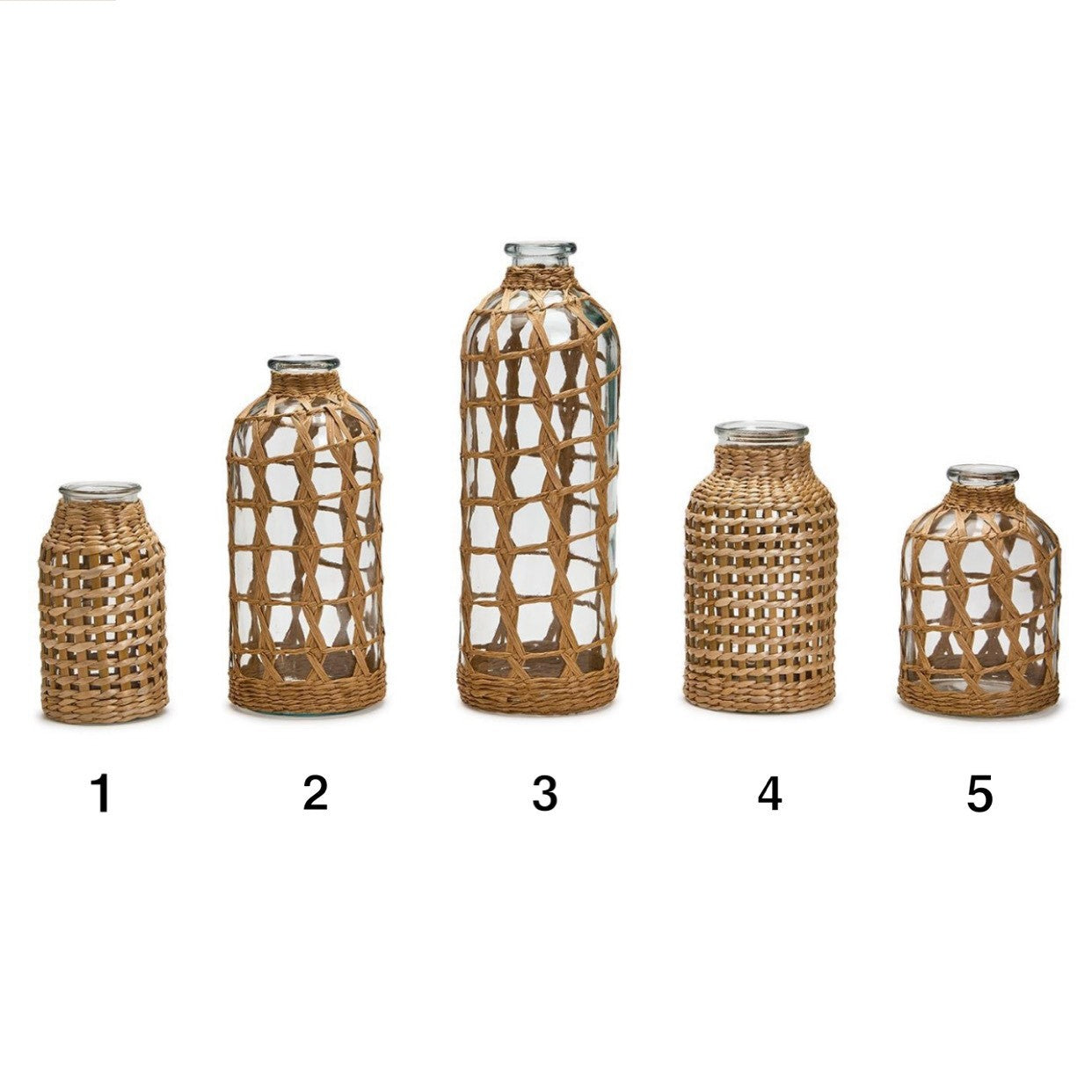 Hand-Woven Lattice Vase