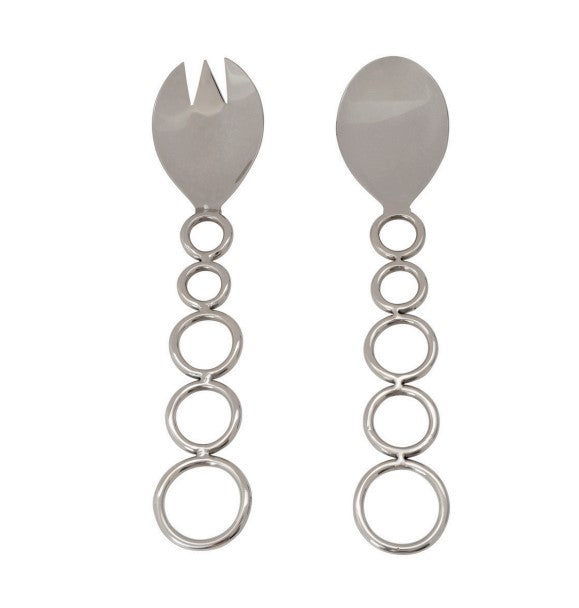 Sphere Salad Server Set