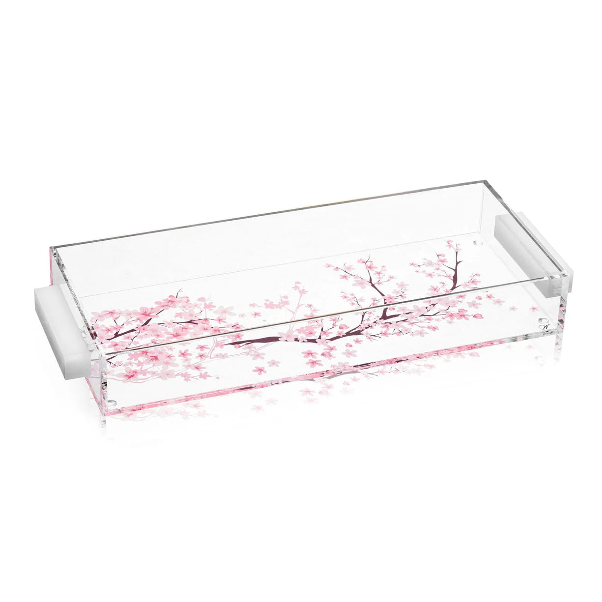 Cherry Blossoms Bread/Towel Tray