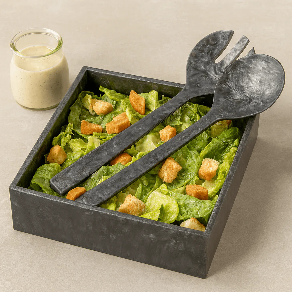 Resin Square Salad Bowl