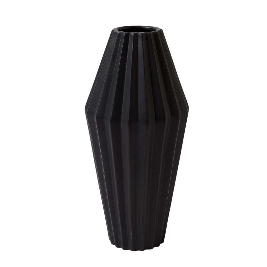 Milos Black Vase