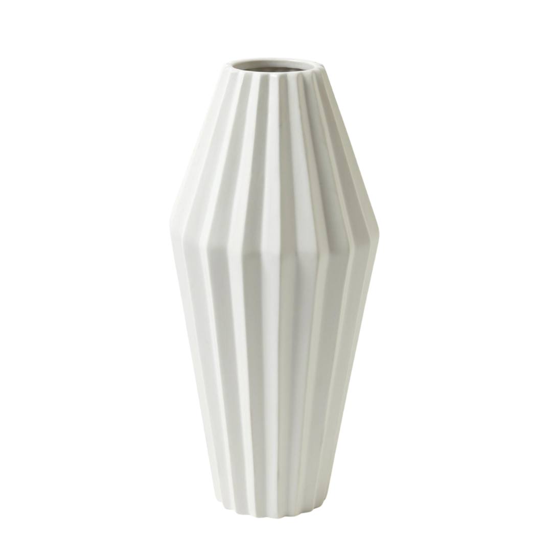 Milos White Vase