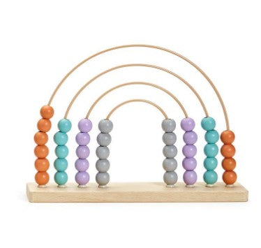 Counting Rainbows Hand Crafted Wooden Abacus