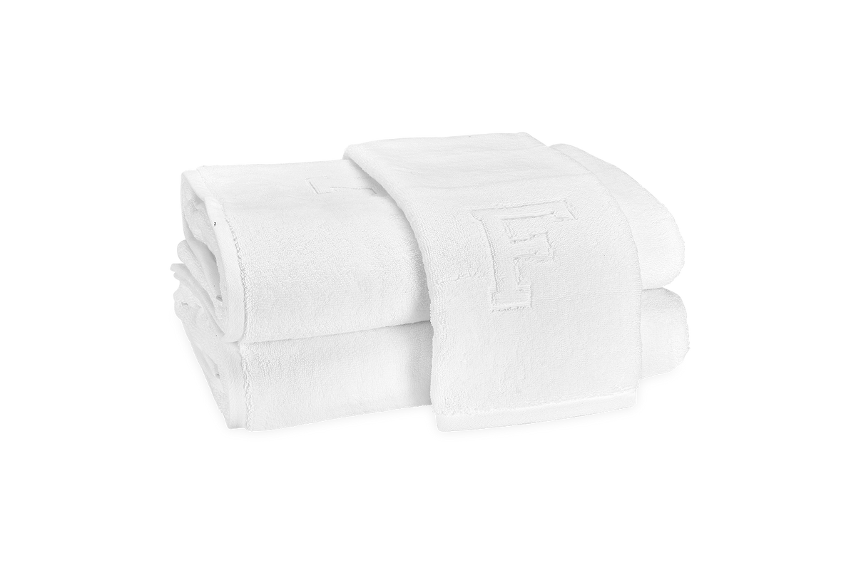 Matouk Auberge Monogram Fingertip Towel · 650 GSM Cotton