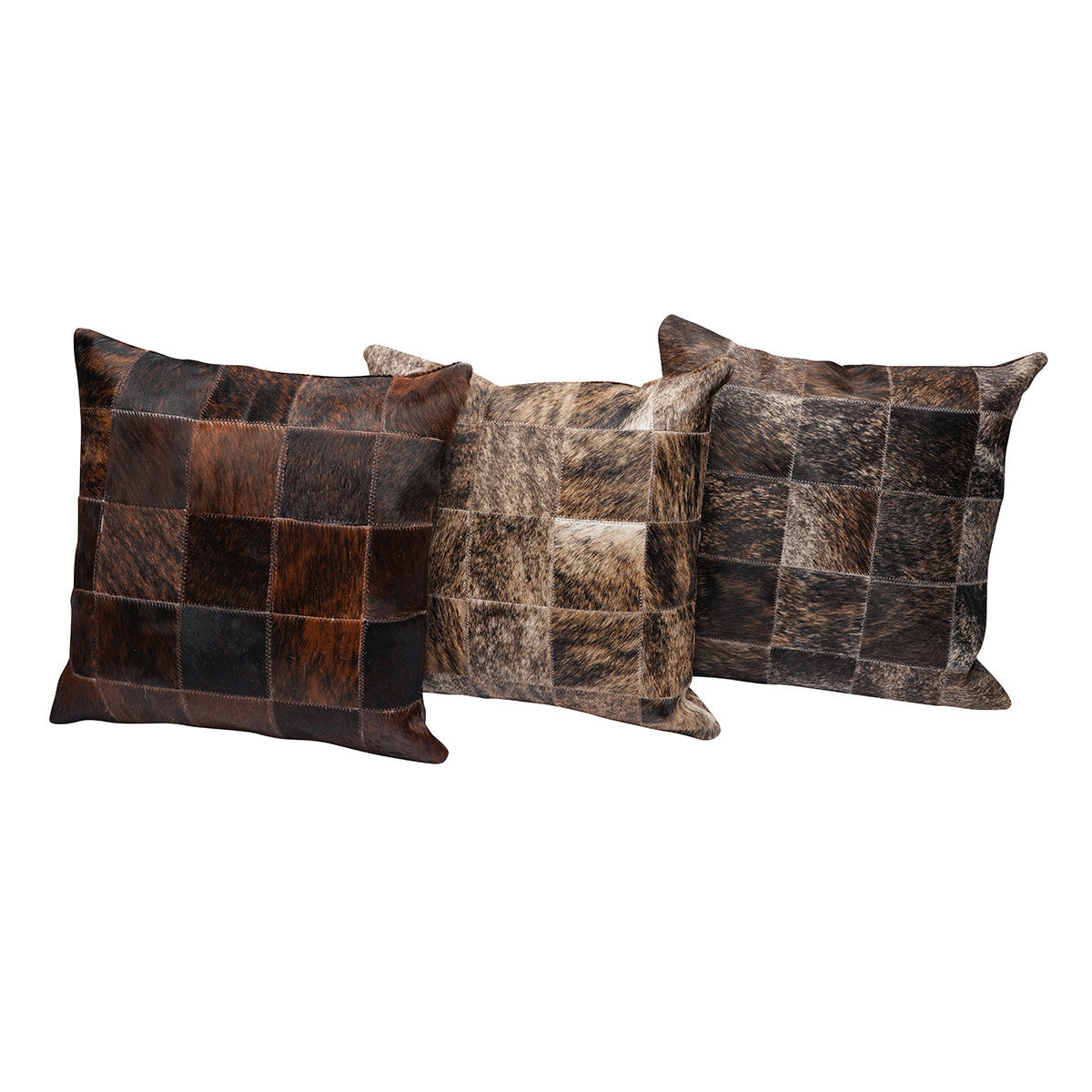 Brindle Patch Cowhide Pillow