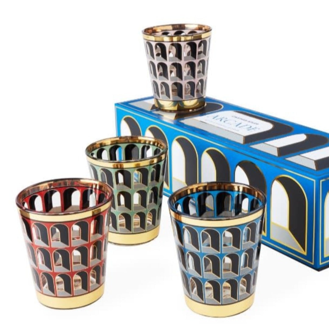 Jonathan Adler Arcade Boxed Glassware