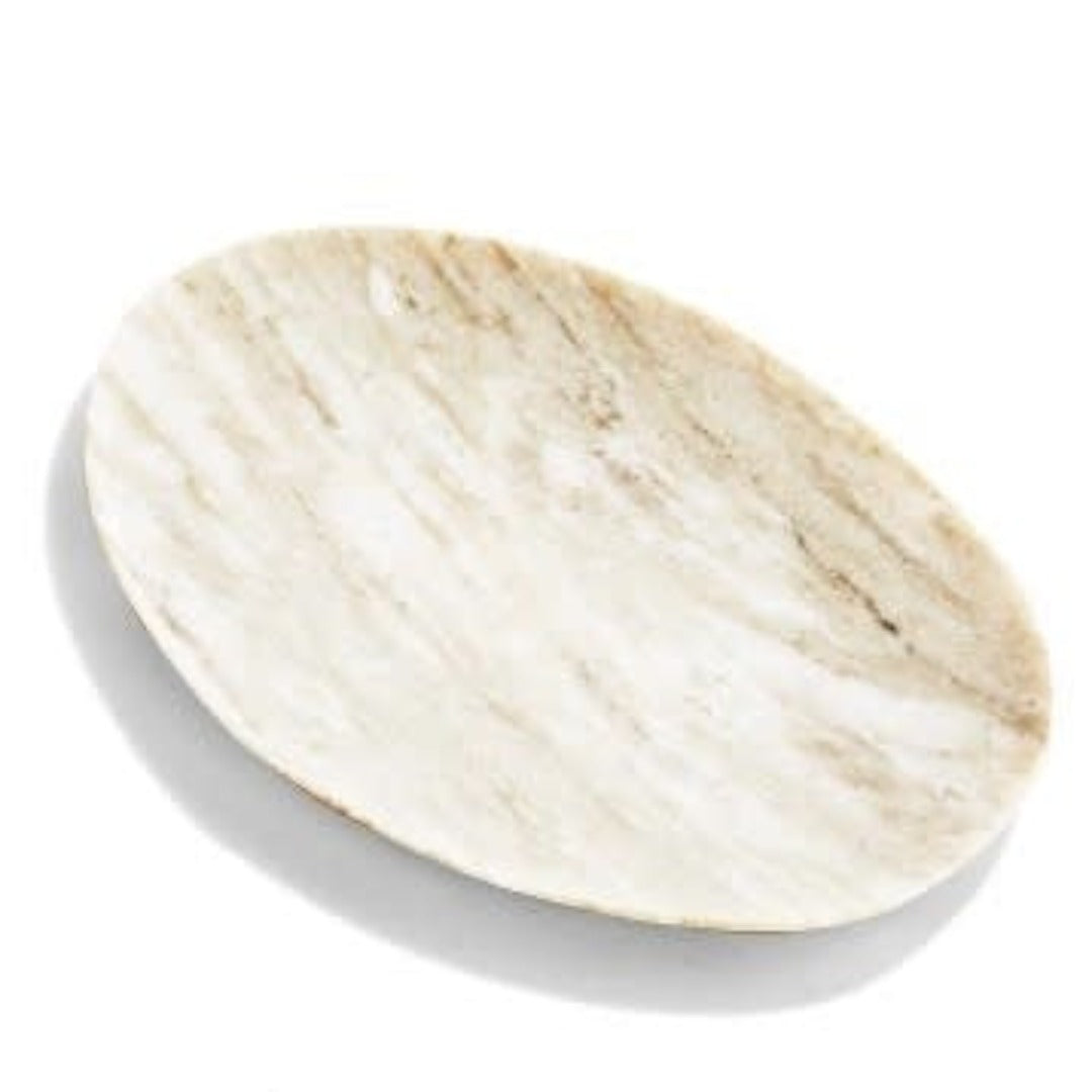 Organic Shaped Marble Serving Tray
