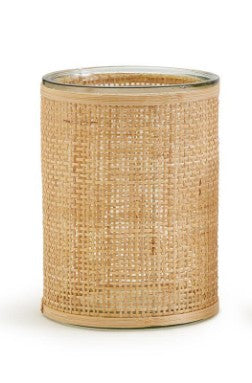 Weaved Rattan Wrapped Cachepot